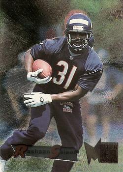 Rashaan Salaam Chicago Bears 1995 Fleer Metal NFL Rookie Card #31